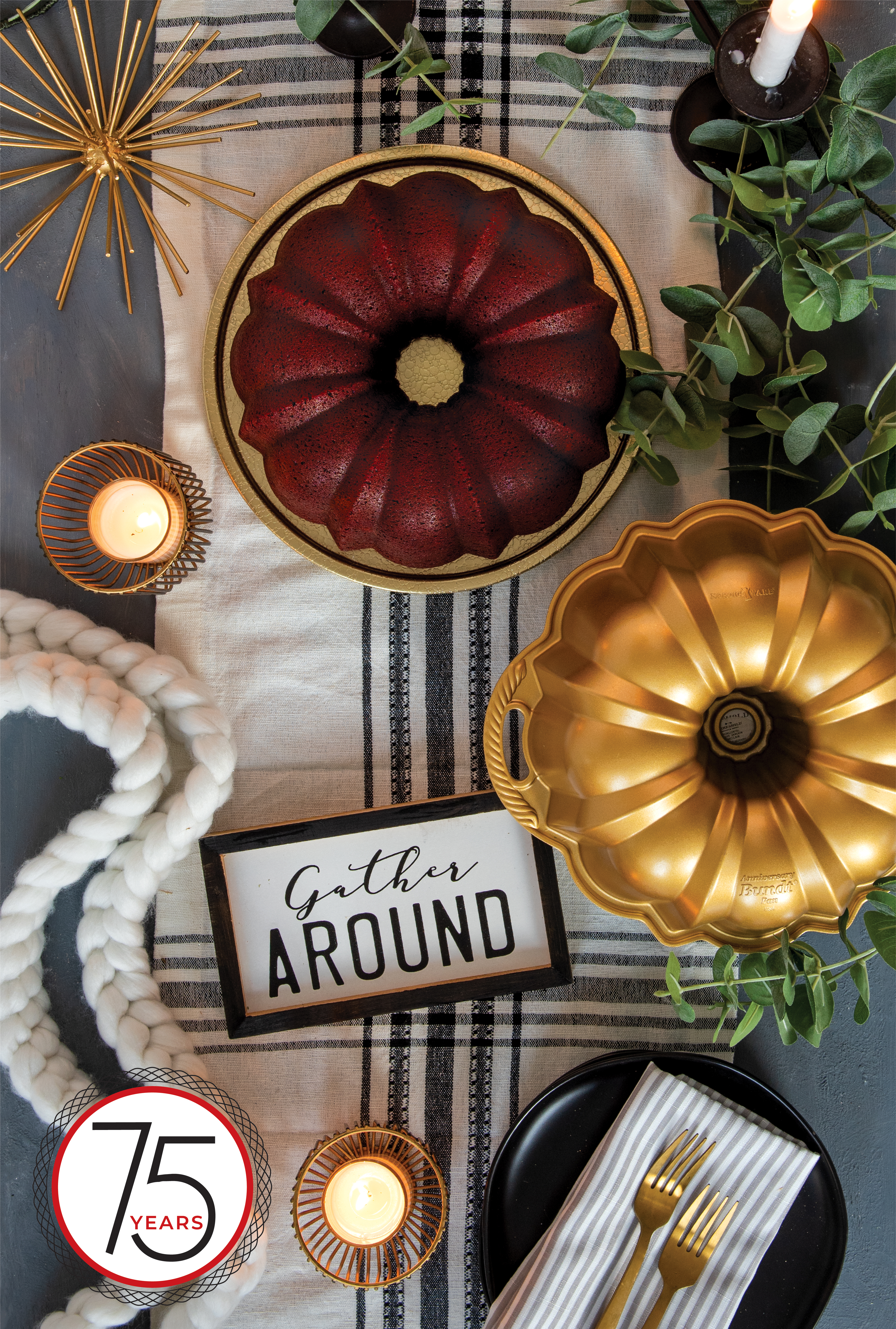 Anniversary Bundt-celebrating 75 years