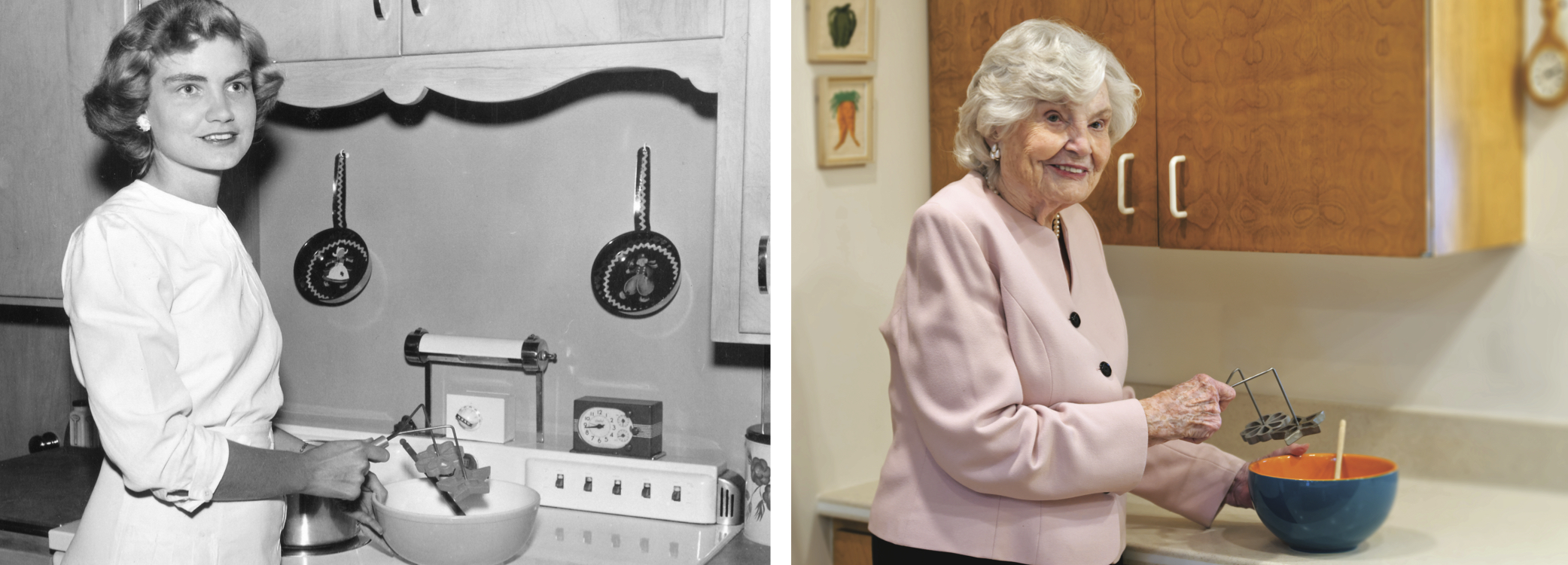 Founder Dotty Then and Now