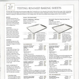 The Best Rimmed Baking Sheets- #1 Nordic Ware Baker's Half Sheet