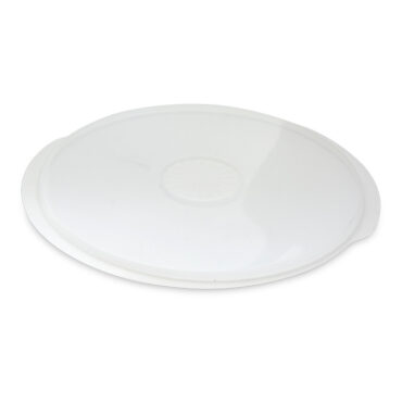 Clear plastic lid for Nordic Ware 7-quart mixing bowl with fitted rim and central handle