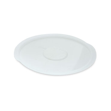 Nordic Ware clear plastic mixing bowl lid with handle, 3.5-quart size, round shape with raised center grip