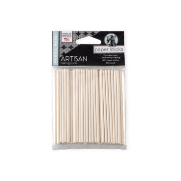 Nordic Ware white cake pop sticks package, 50 count wooden sticks for baking cake pops