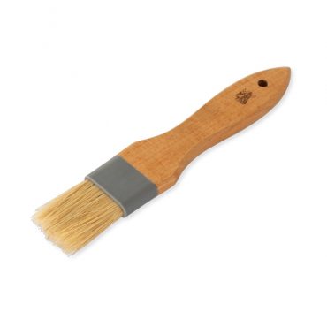 Nordic Ware natural bristle pastry brush with light wooden handle and cream-colored bristles