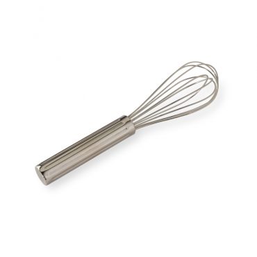 Nordic Ware small stainless steel whisk with wire balloon head and ergonomic handle