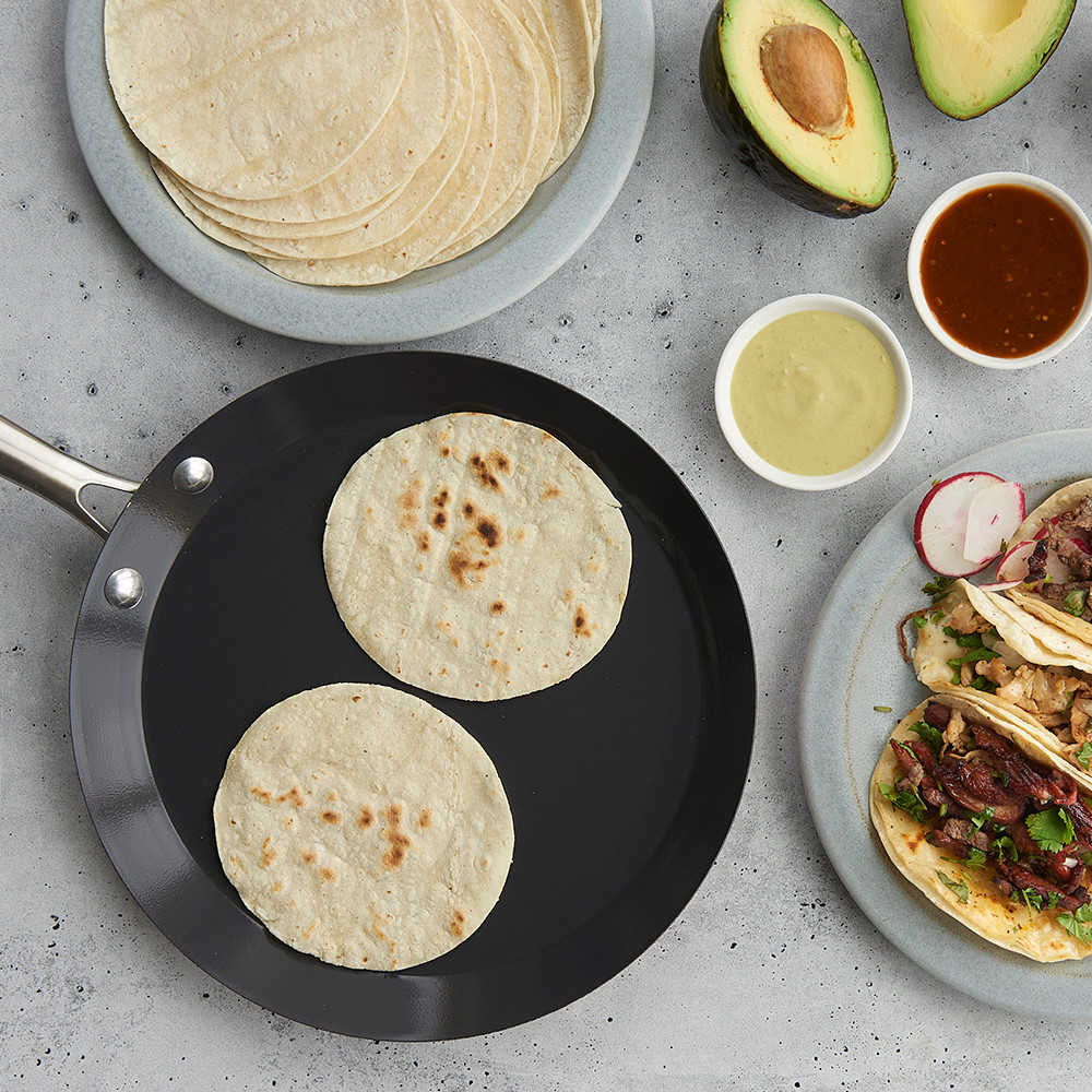 Traditional French Steel Crepe Pan View 2