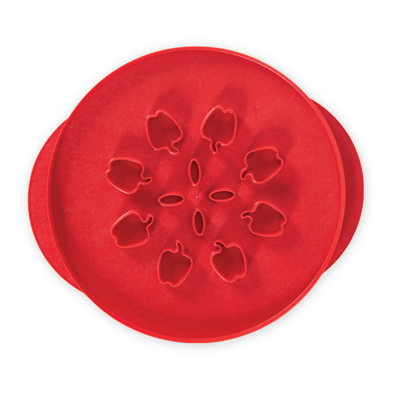 12 Inch Leaves & Apples Reversible Pie Top Cutter View 2