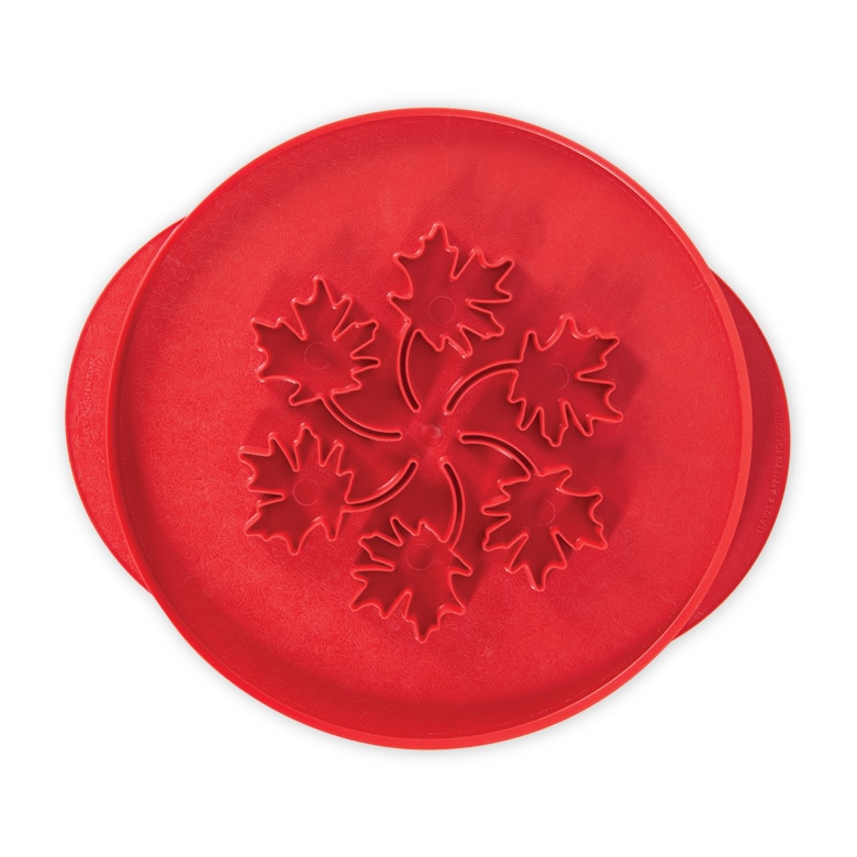 12 Inch Leaves & Apples Reversible Pie Top Cutter View 1