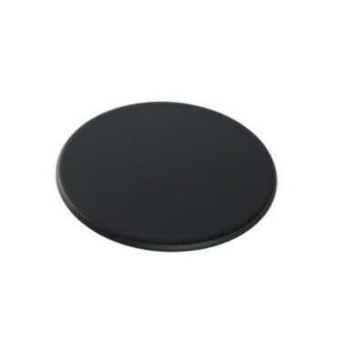 Nordic Ware round aluminum heat diffuser plate with perforated surface, silver finish