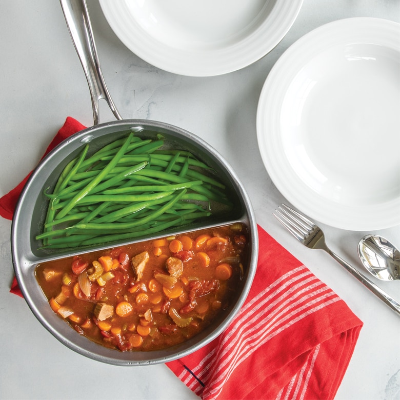 2-in-1 Divided Sauce Pan View 2