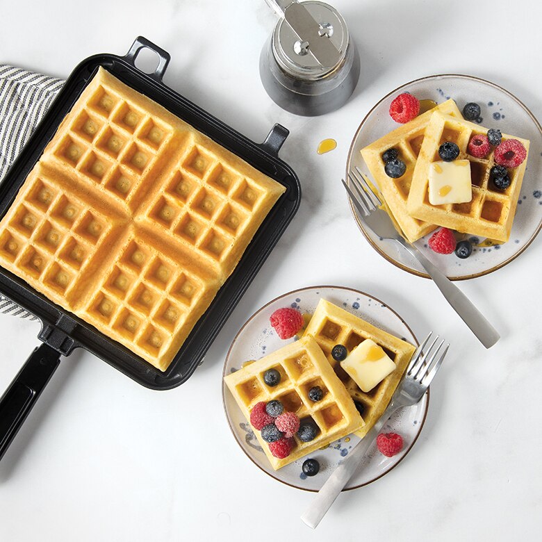 Original Stovetop Belgian Waffler View 2