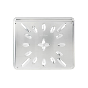 Nordic Ware Naturals aluminum insulated baking sheet, rectangular pan showing underside air gap construction