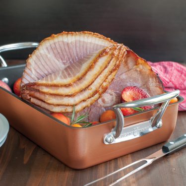 Visit Red Wine & Peach Glazed Ham Recipe