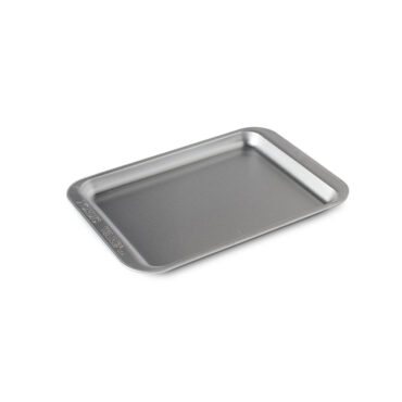 Nordic Ware Naturals aluminum compact baking sheet, rectangular with raised edges, natural finish