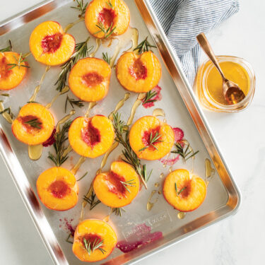 Visit Rosemary Baked Peaches Recipe