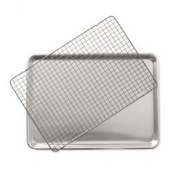 Visit Naturals® Half Sheet with Oven-Safe Nonstick Grid