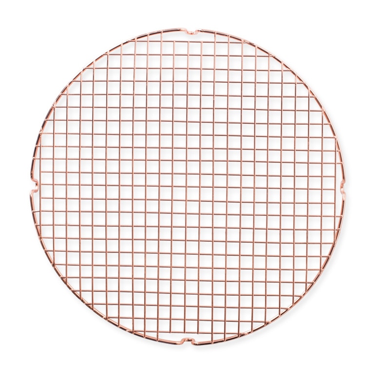 Round Copper Cooling & Serving Grid View 1