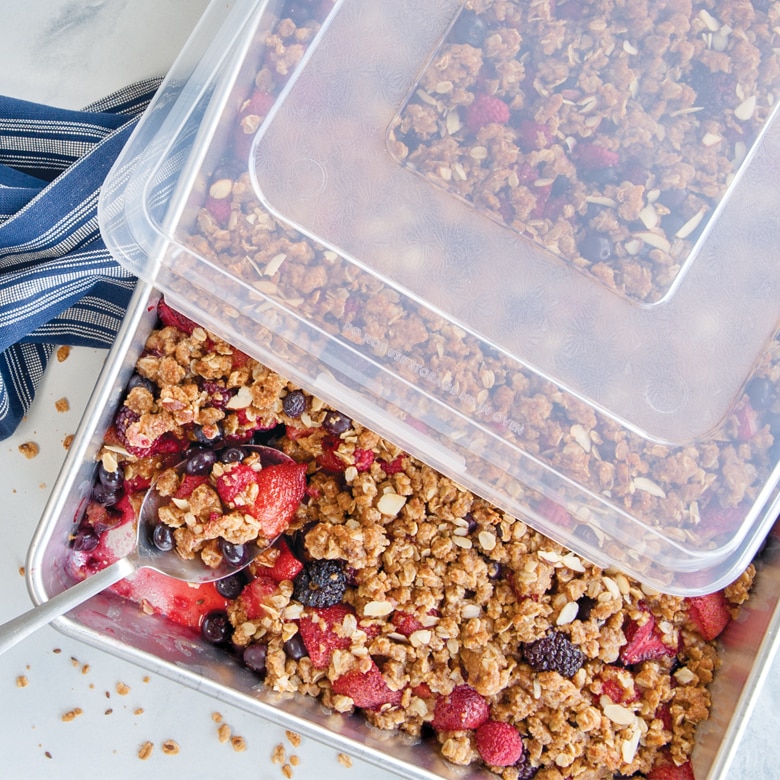 Naturals® High Sided Sheetcake Pan with Lid View 2