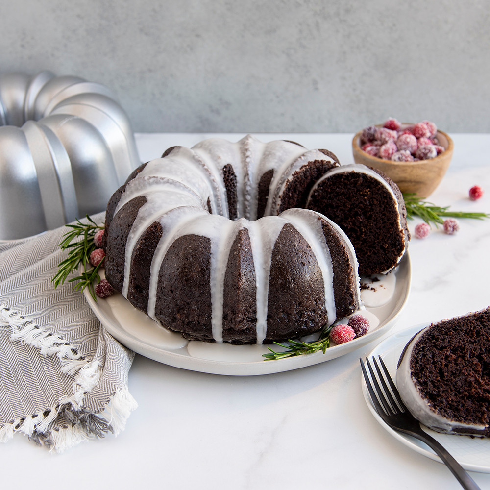 Original Sparkling Silver Bundt® Pan View 2