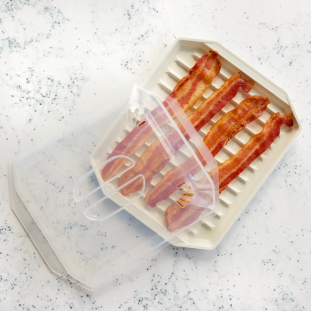 Compact Bacon Tray with Lid View 2