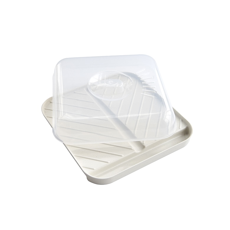 Medium Slanted Bacon Tray with Lid View 1