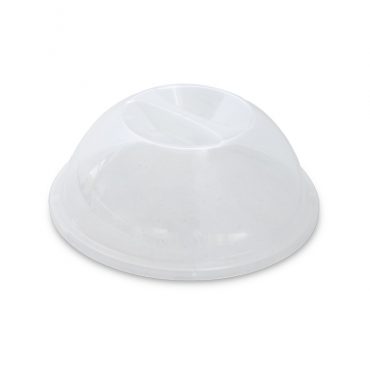 Nordic Ware clear plastic microwave popcorn popper lid, dome-shaped with ventilation holes