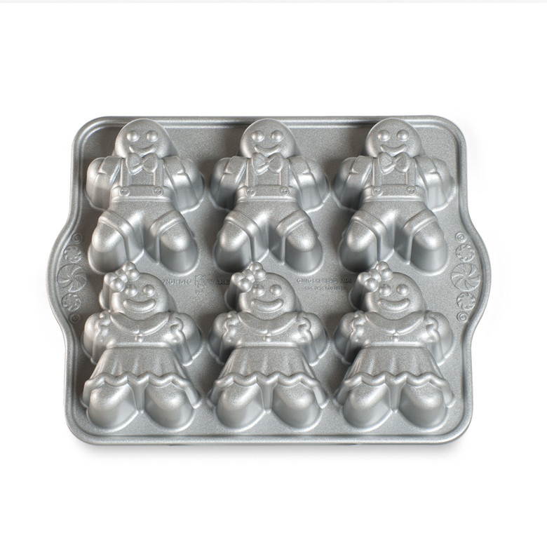 Gingerbread Kids Cakelet Pan View 1
