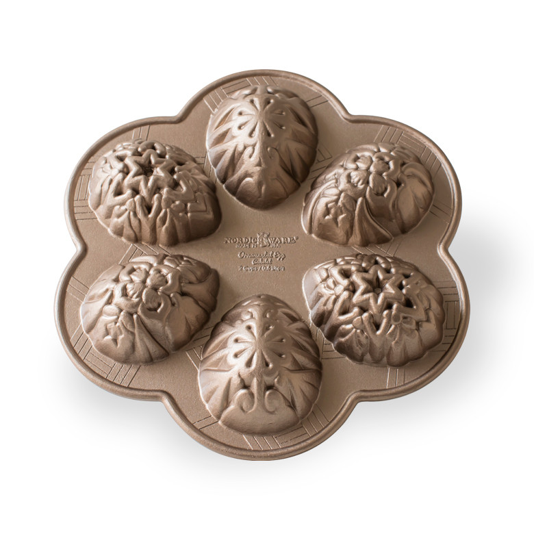 Ornamental Egg Cakelet Pan View 1