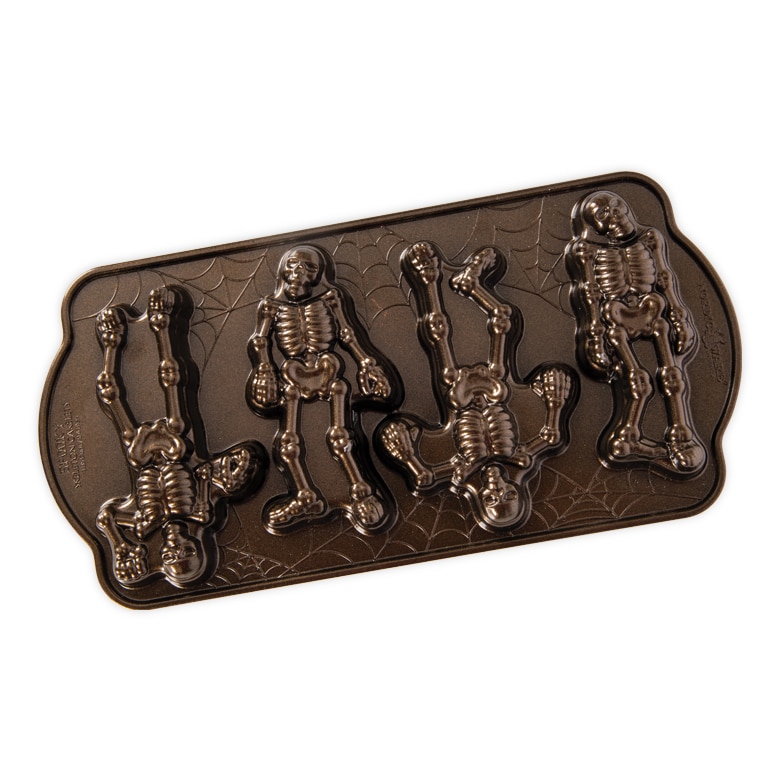 Spooky Skeleton Cakelet Pan View 1