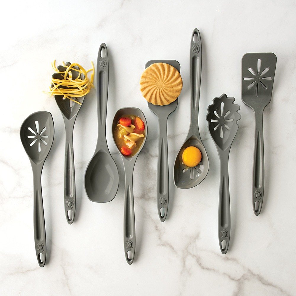 4 Piece Kitchen Utensil Set, Storm Gray View 2
