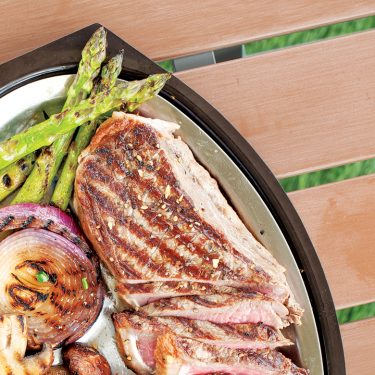 Visit Grilled Steak with Bleu Cheese Butter and Balsamic Glaze Recipe