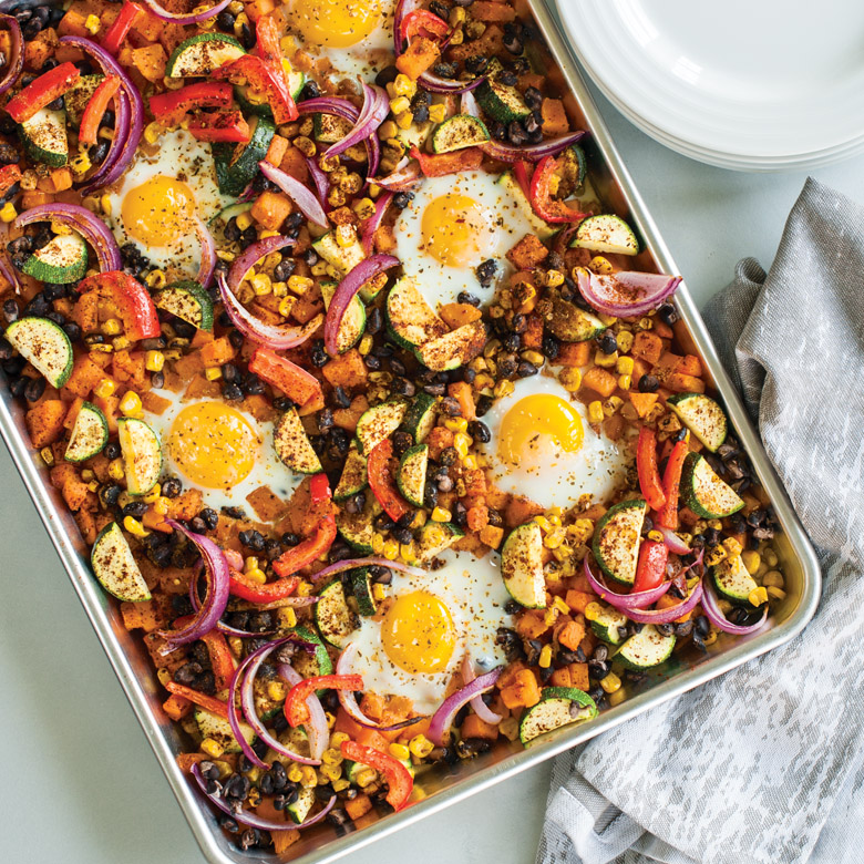 Visit Sheet Pan Sweet Potato Hash Recipe