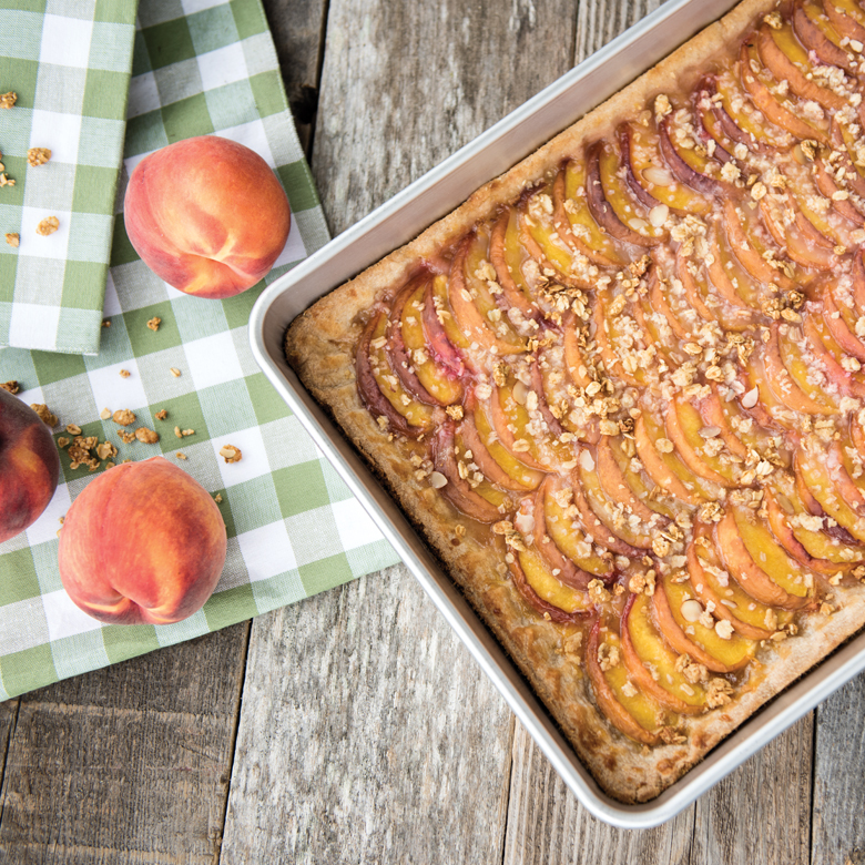 Visit Peach Crumble Tart Recipe
