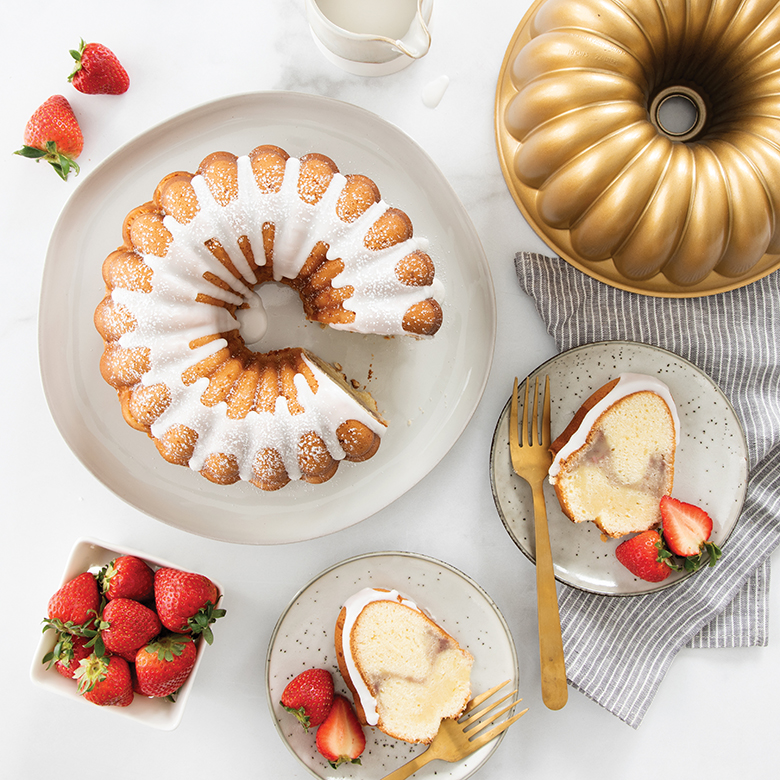 Visit Strawberry Swirl Vanilla Bundt Cake Recipe