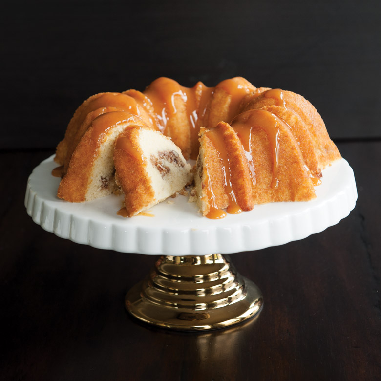 Visit Cinnamon Swirl Bundt with Honey Caramel Glaze Recipe