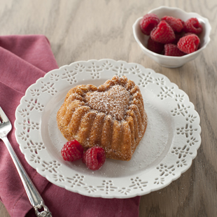 Visit Hazelnut Heart Cakelets with Vanilla Glaze Recipe