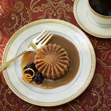 Visit Spiced Medallion Cakelets with Salted Caramel Sauce Recipe