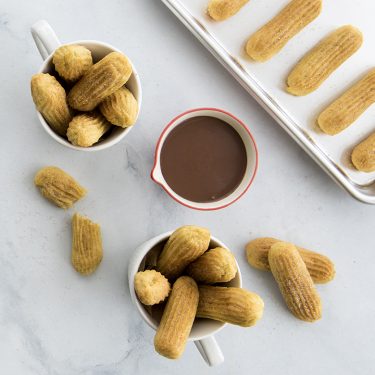 Visit Baked Churros with Chocolate Nutella Dipping Sauce Recipe