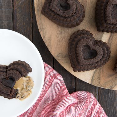 Visit Gluten Free Chocolate Peanut Butter Lava Cakes Recipe