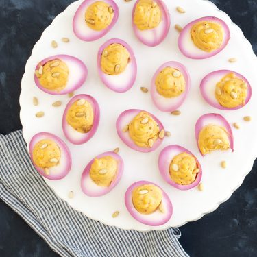 Visit Pretty N' Pink Deviled Eggs Recipe