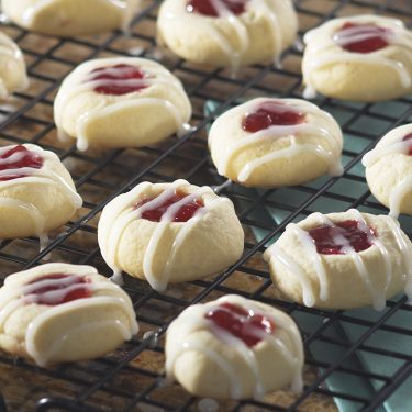 Visit Strawberry Filled Butter Cookies with Lemon Glaze Recipe