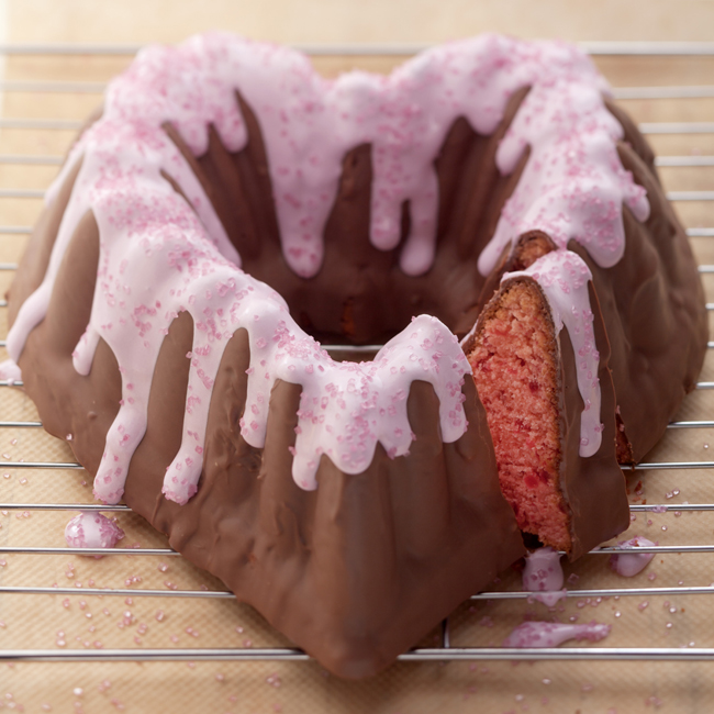 Visit Valentine's Day Chocolate Covered Cherry Bundt Cake Recipe
