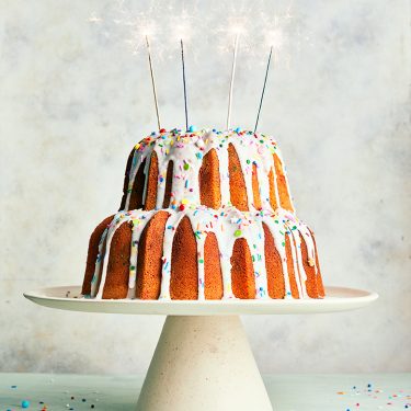 Visit Vanilla Celebrations Bundt with Confetti Glaze Recipe