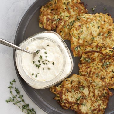 Visit Zucchini Apple Fritters with Lemon Ricotta Recipe