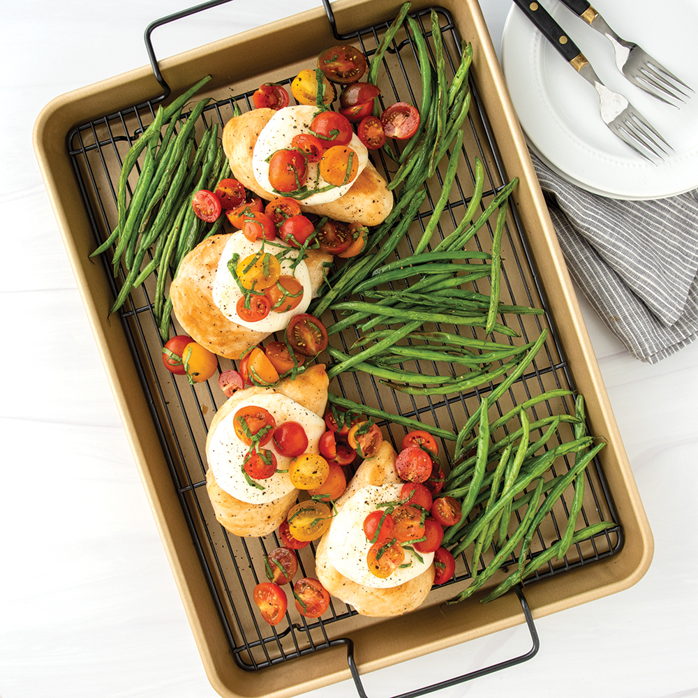Nonstick High-Sided Oven Crisp Baking Tray View 2