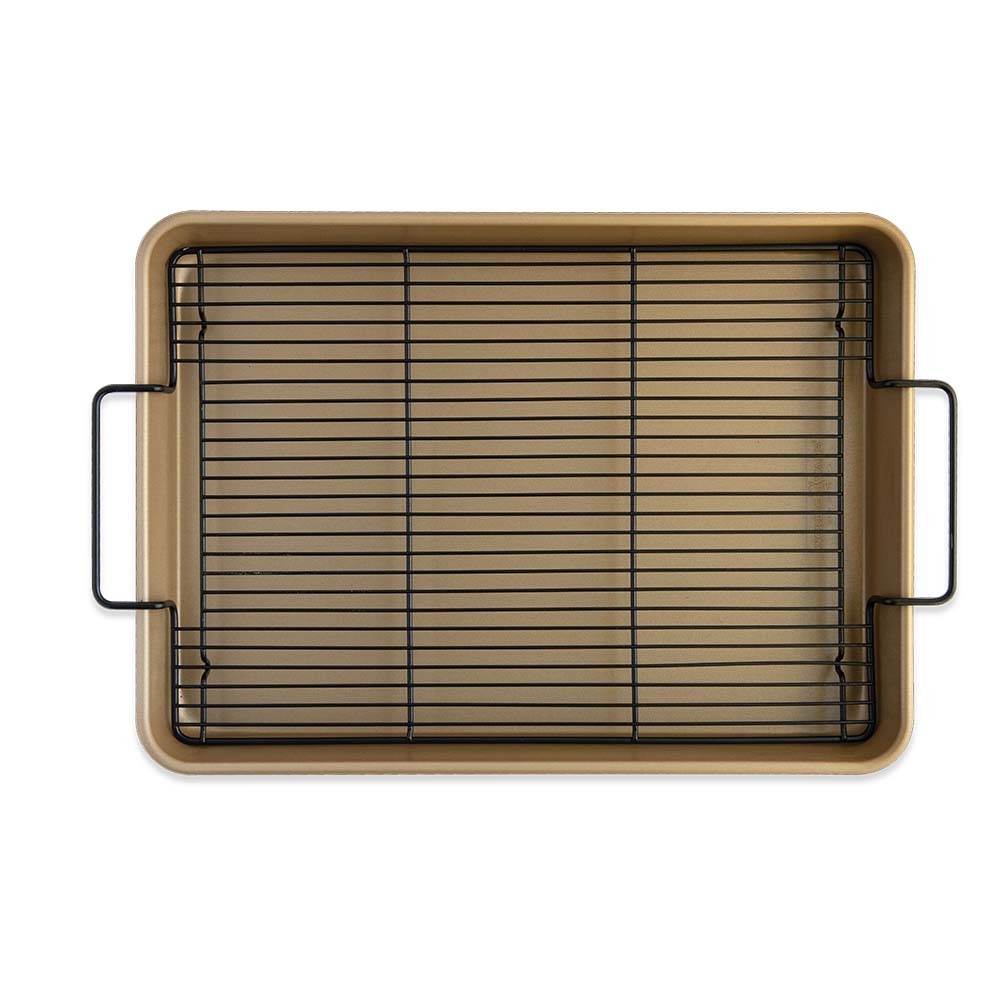 Nonstick High-Sided Oven Crisp Baking Tray View 1