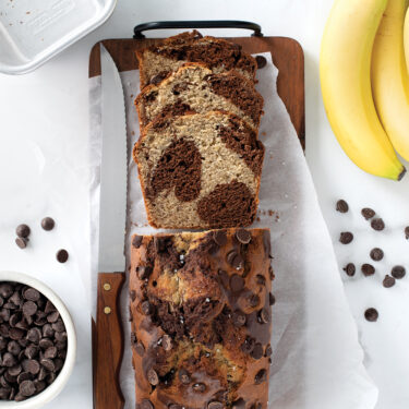 Visit Marbled Dark Chocolate Banana Bread Recipe
