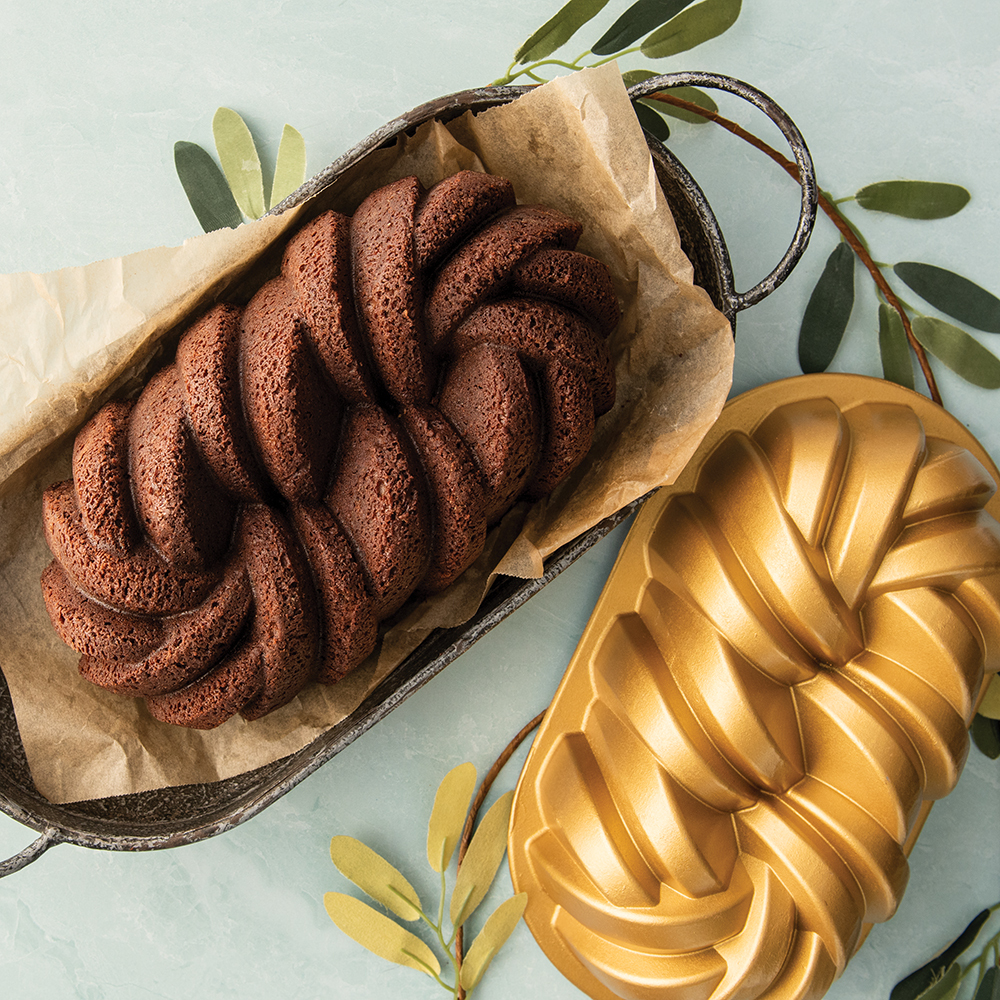 75th Anniversary Braided Loaf Pan View 2