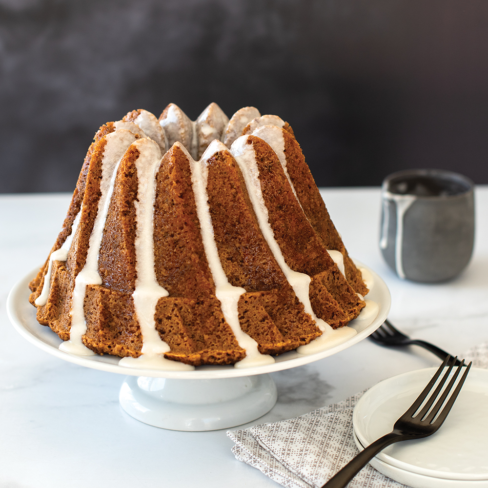 Visit Carrot Bundt Cake with Vanilla Glaze Recipe