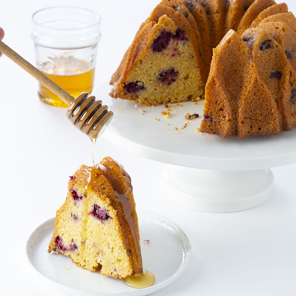 Visit Honey Blackberry Cornmeal Bundt Cake Recipe