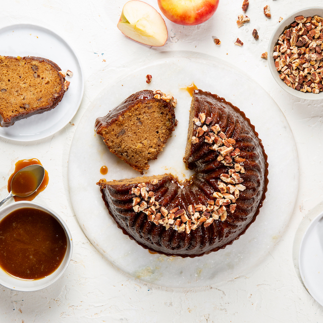 Visit Apple Pecan Spice Bundt with Toffee Glaze Recipe
